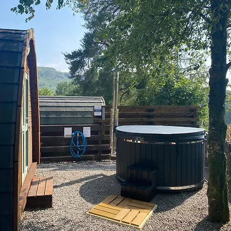 Eskdale Glamping Pods With Wood Fired Hot Tubs 캠프장 부트