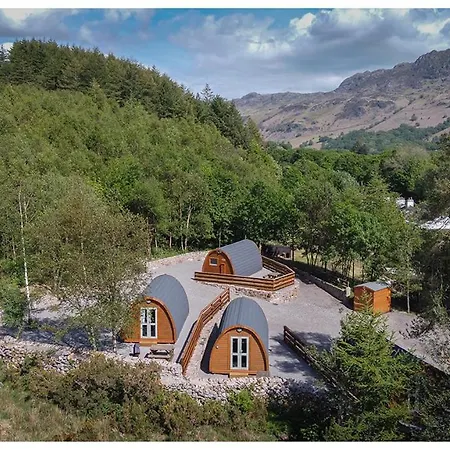 Eskdale Glamping Pods With Wood Fired Hot Tubs 캠프장 부트