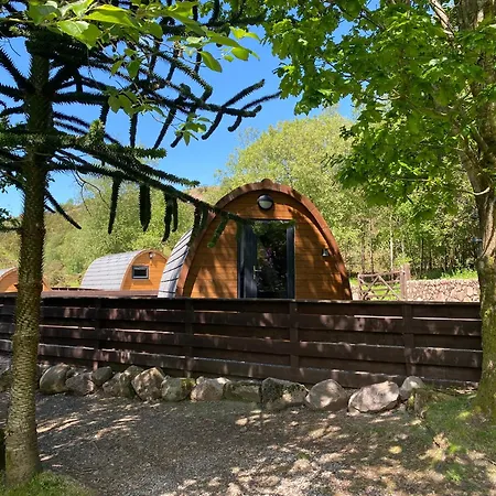 캠프장 Eskdale Glamping Pods With Wood Fired Hot Tubs
